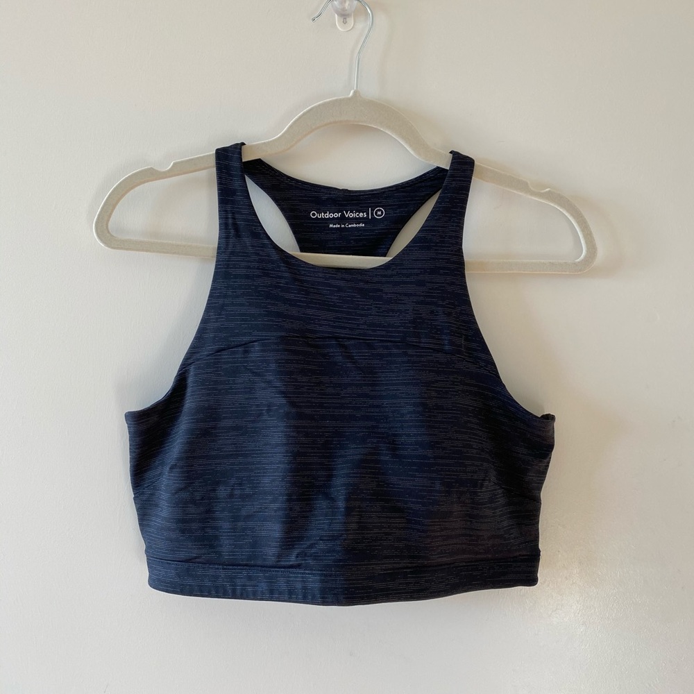 Outdoor Voices TechSweat Crop Top/Sports Bra